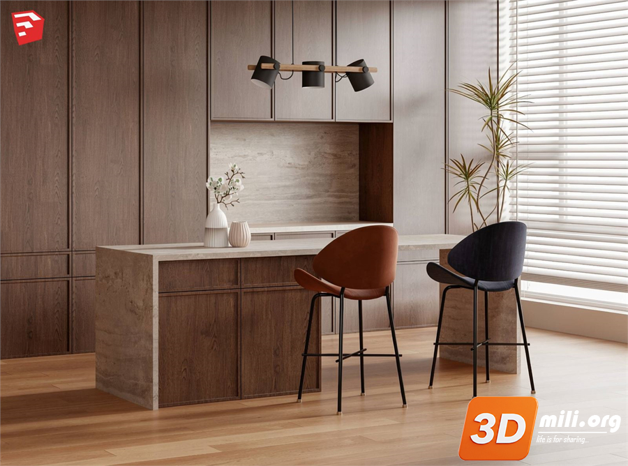 Kitchen island Skp Files